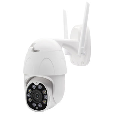 Função sem fio impermeável exterior incorporado do playback da pergunta da classificação do alarme do apoio da câmera da sirene da rede PTZ da segurança 1080P HD do Smart Home